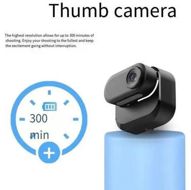 Alt view image 9 of 10 - Magnetic charging thumb camera, high-definition pet camera, student portable recording device, outdoor sports camera