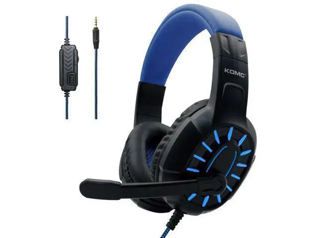 Alt view image 6 of 10 - M202 Gaming Headset Stereo 40mm Dynamic Drivers Noise Reduction Earphone 3.5mm Wired Head-Mounded Gaming Headphones with Mic