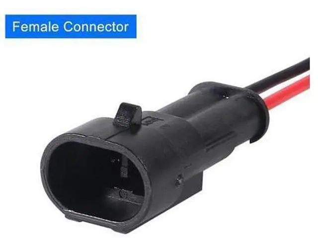 Alt view image 12 of 14 - 10 Pack 2 Pin Wire Connector 16 AWG Waterproof Automotive Electrical Connectors Deutsch Connector Male and Female Wire Connectors for Car Truck Boat