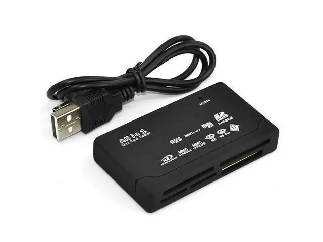 Alt view image 5 of 8 - All in One 1 Memory Card Reader USB External SD SDHC Mini Micro M2 MMC XD CF MS USB Card Reader MMC Micro SD Carder Reader All in One Card Reader Mini Memory Cardreader
