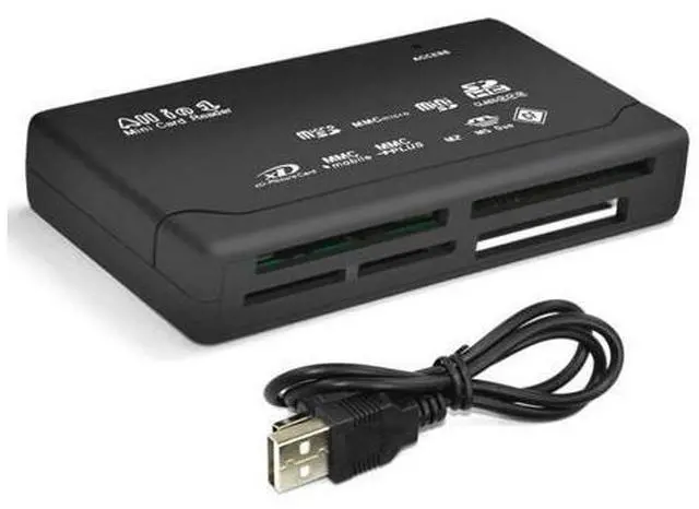 Alt view image 6 of 8 - All in One 1 Memory Card Reader USB External SD SDHC Mini Micro M2 MMC XD CF MS USB Card Reader MMC Micro SD Carder Reader All in One Card Reader Mini Memory Cardreader