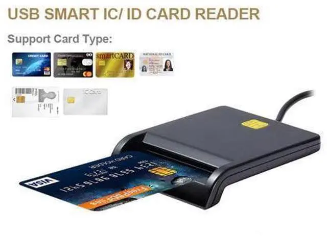 Alt view image 7 of 10 - USB Smart Card Reader For Bank Card IC/ID EMV card Reader High Quality for Windows 7 8 10 Linux OS USB-CCID ISO 7816