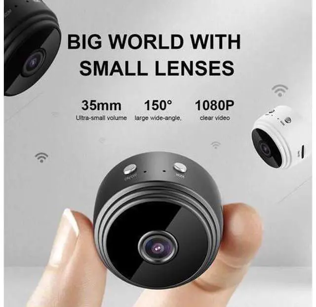 Alt view image 6 of 10 - Mini Camera A9 HD 1080P Sensor Night Vision Camcorder Motion DVR Micro Camera Sport DV Video Small Camera Home P2P Cam