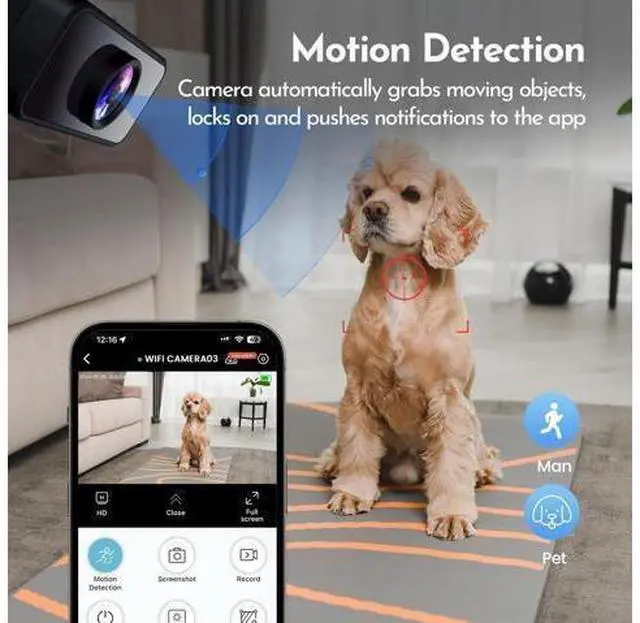 Alt view image 10 of 14 - Hidden Camera, Nanny Cam for Home | Free Cloud Indoor Security Camera, Works with/Without WiFi for Baby/Pet/Nanny Monitoring (deep Black)