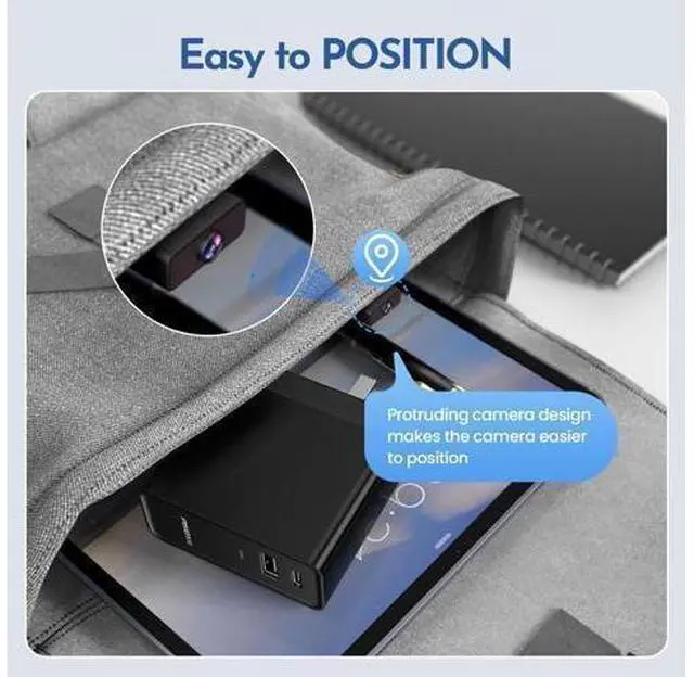 Alt view image 13 of 14 - Hidden Camera, Nanny Cam for Home | Free Cloud Indoor Security Camera, Works with/Without WiFi for Baby/Pet/Nanny Monitoring (deep Black)