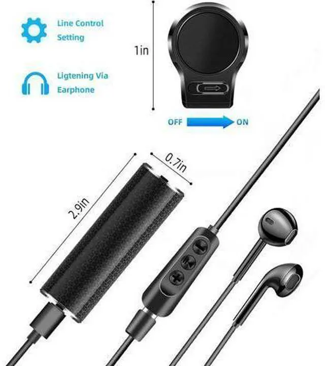 Alt view image 10 of 14 - 128G Magnetic Voice Recorder with AI Intelligent Triple Noise Cancellation, 35 Days Continuous Recording Device, Voice Activated Voice Recorder, Digital Voice Recorder for Meetings/Interviews/Classes