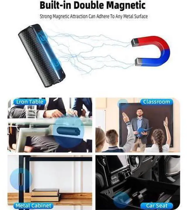 Alt view image 14 of 14 - 128G Magnetic Voice Recorder with AI Intelligent Triple Noise Cancellation, 35 Days Continuous Recording Device, Voice Activated Voice Recorder, Digital Voice Recorder for Meetings/Interviews/Classes