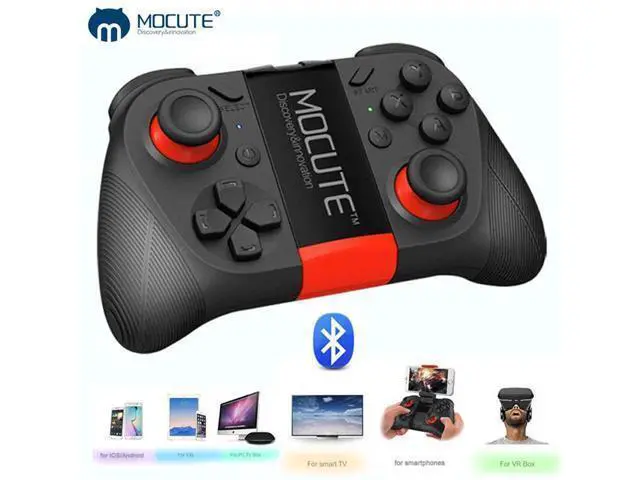 Alt view image 6 of 10 - 050 Bluetooth Gamepad Game Pad Controller Mobile Trigger Joystick For iPhone Android Phone PC Smart TV Box Joypad Control