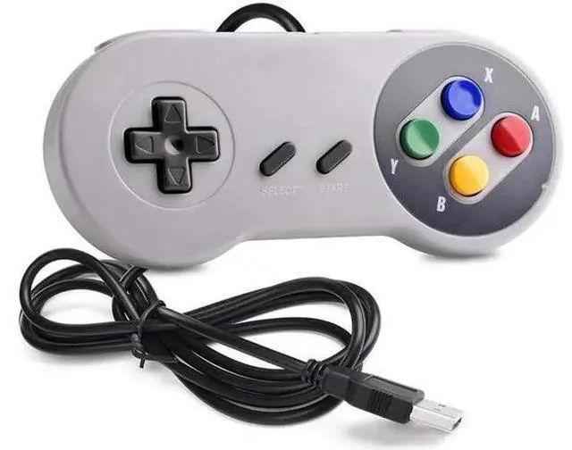 Alt view image 9 of 10 - Game Controller Gaming Joystick Gamepad Controller for Nintendo SNES Gamepad for Windows PC MAC for Raspberry Pi 4 3 4B 3B