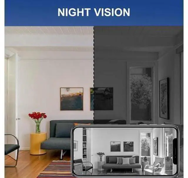 Alt view image 11 of 12 - 3 Pack Mini Security Camera, 1080P HD WiFi Home Indoor Outdoor Camera for Baby/Pet/Nanny, IP Camera Remote Viewing for Security with iOS,Android Phone APP(Video Only)