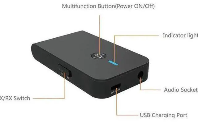Alt view image 8 of 9 - 5.0 Bluetooth Adapter Wireless Audio Bluetooth Transmitter Receiver for PC TV Car 3.5mm AUX Music Receiver Sender Adaptador