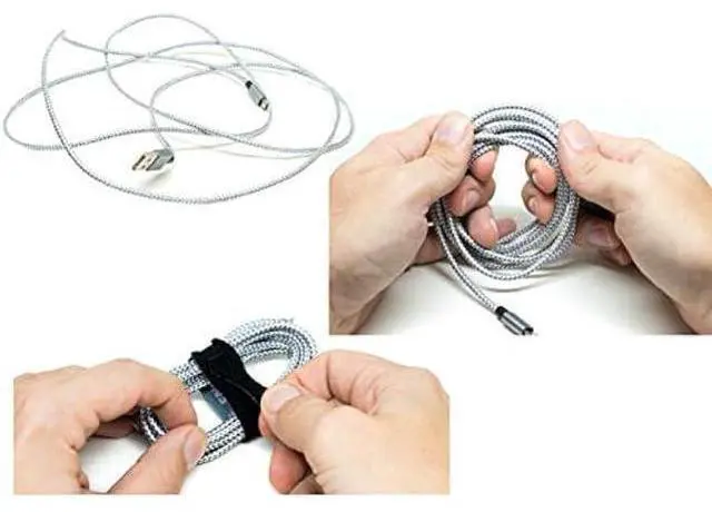 Alt view image 12 of 14 - Cable Clips 3M Adhesive, Multipurpose Wire Clamps for Cable Management and Cable Runs - 50 Pack Black Bundled with 10 Reusable Cable Ties