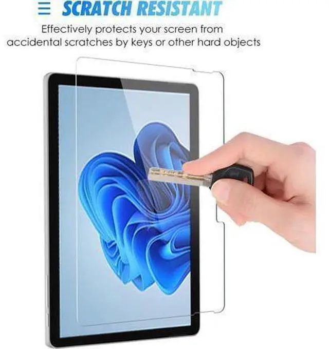 Alt view image 9 of 12 - 2-Pack Screen Protector Compatible with Surface Go 3/Surface Go 4/Surface Go 2/Surface Go Tempered Glass High Responsive Scratch Resistant