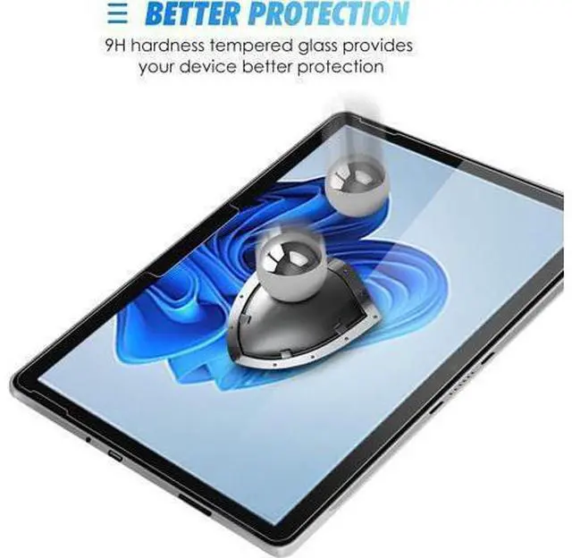 Alt view image 10 of 12 - 2-Pack Screen Protector Compatible with Surface Go 3/Surface Go 4/Surface Go 2/Surface Go Tempered Glass High Responsive Scratch Resistant
