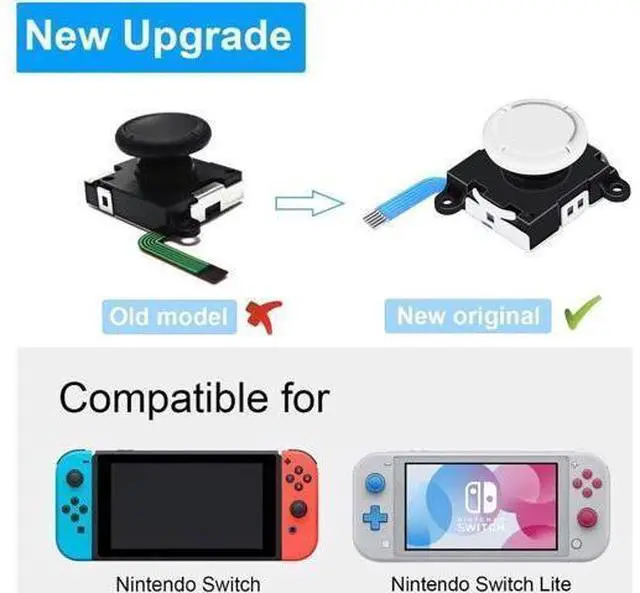 Alt view image 8 of 12 - Replacement Joystick for Nintendo Switch lite, Repair Joystick Replacement Tool Kit for Switch lite and Nintendo Joycon Controller
