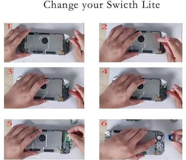 Alt view image 11 of 12 - Replacement Joystick for Nintendo Switch lite, Repair Joystick Replacement Tool Kit for Switch lite and Nintendo Joycon Controller