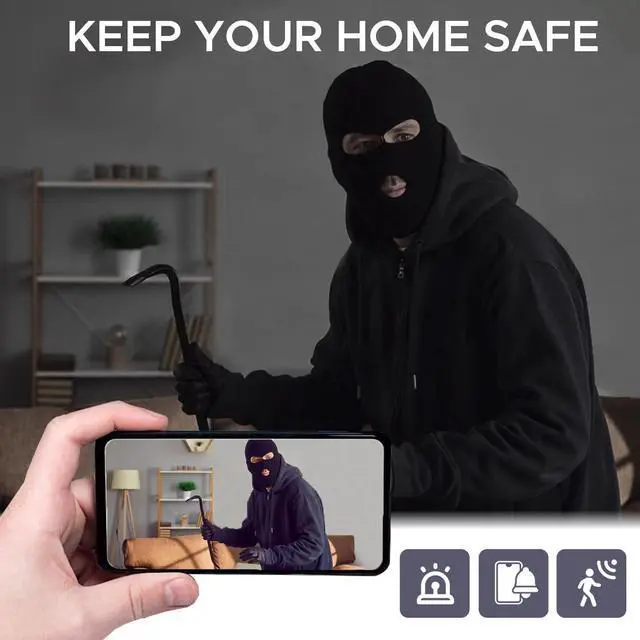 Alt view image 10 of 14 - Hidden Cameras -Nanny Cam -1080P HD WiFi Security Camera -WiFi Wireless -Spy Camera
