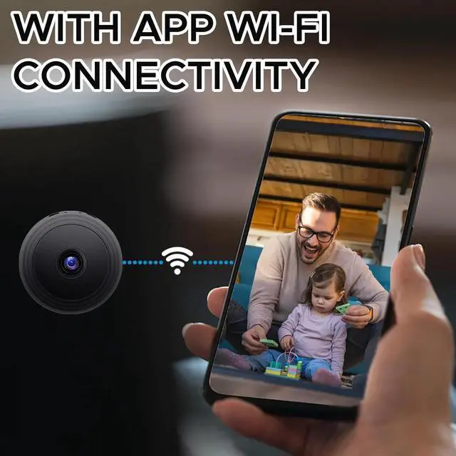 Alt view image 12 of 14 - Hidden Cameras -Nanny Cam -1080P HD WiFi Security Camera -WiFi Wireless -Spy Camera