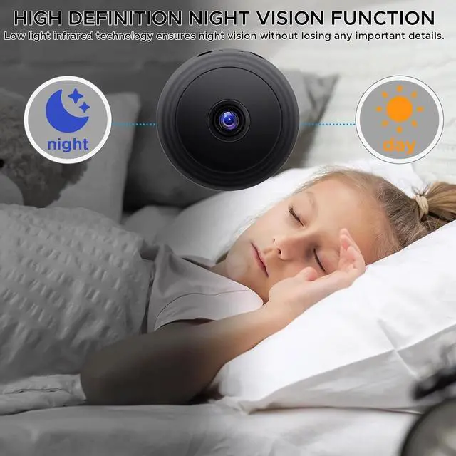 Alt view image 13 of 14 - Hidden Cameras -Nanny Cam -1080P HD WiFi Security Camera -WiFi Wireless -Spy Camera