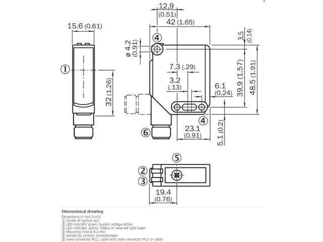 Alt view image 5 of 6 - SICK WL11G-2B2531P04 Photoelectric Retro-reflective Sensor NPN ,PNP,New
