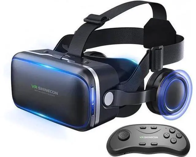 Alt view image 8 of 14 - VR Headset HD 3D Glasses Virtual Reality Headset for VR Games & 3D Movies, VR Goggles Compatible for 4.7-6 inch Smartphones