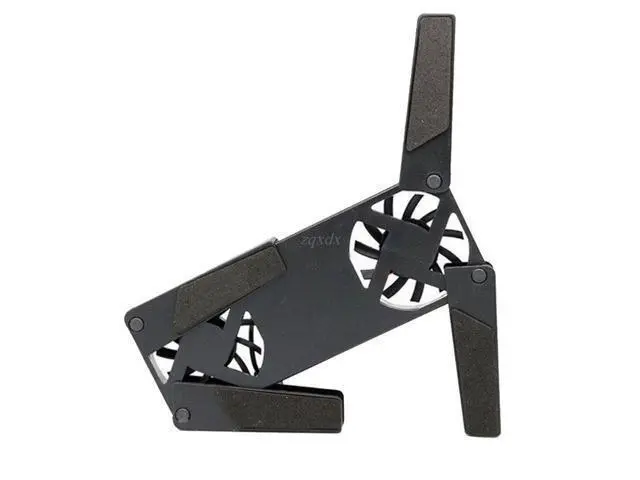 Alt view image 9 of 12 - Rotatable USB Fan Cooling Pad 2 Fans Cooler Notebook Cooler Computer Laptop Stand USB Fan For 10-17" PC Laptop PC Computer