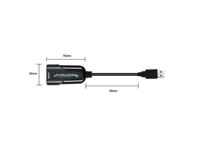 Alt view image 9 of 14 - Capture Card HD to USB Game Capture Card Device Recorder Support HD Video 1080P Video Capture Card for TV PC PS4 Game