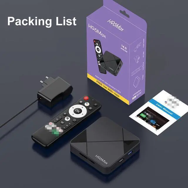 Alt view image 10 of 10 - H96max rk3518 set-top box 2GB/16GB 4K high-definition network player Android 14 TV Box