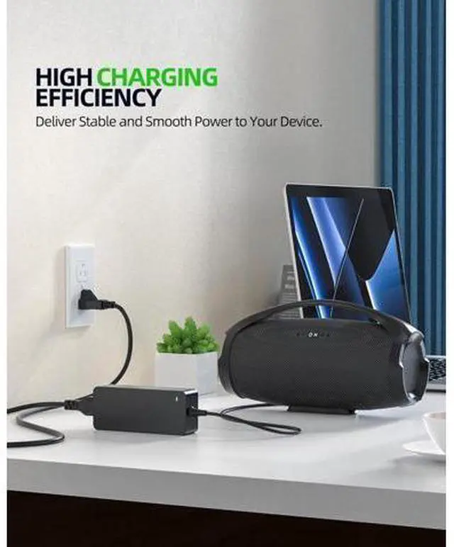 Alt view image 14 of 14 - 90W Charger Fit for JBL Boombox 2 Charger Boombox 1 Portable Wireless Bluetooth Speaker Replacement Power Supply Adapter Cord