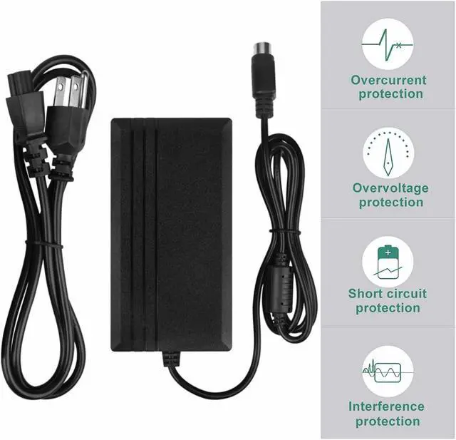 Alt view image 7 of 10 - Jantoy 4-Pin AC Adapter Charger Compatible with Aerohive Networks BR200-WP Wireless Router Power