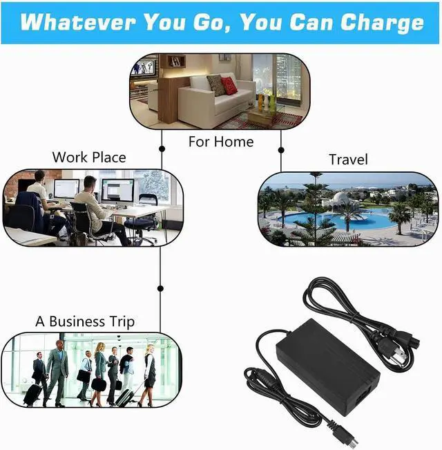 Alt view image 10 of 10 - Jantoy 4-Pin AC Adapter Charger Compatible with Aerohive Networks BR200-WP Wireless Router Power