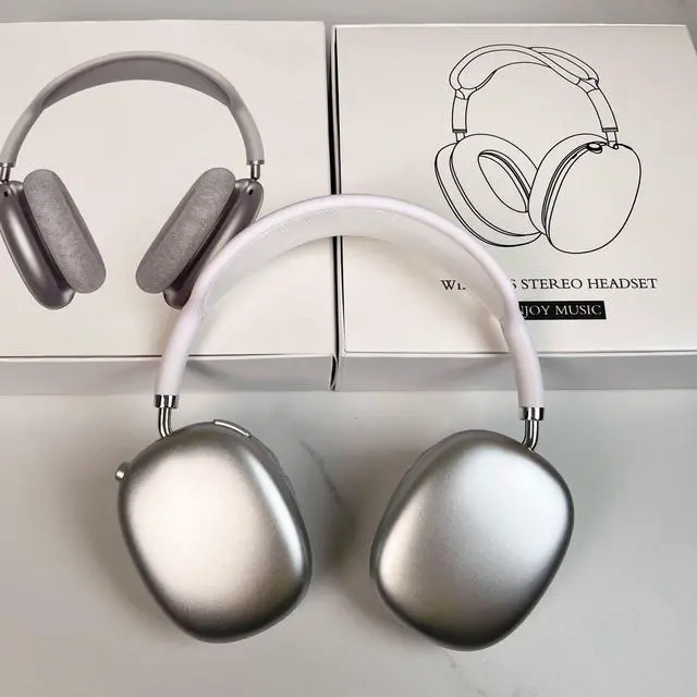 Alt view image 7 of 8 - Bestseller P9 mesh headshot over-ear Bluetooth headphones with deep bass true wireless card-in FM cross-border manufacturer in stock