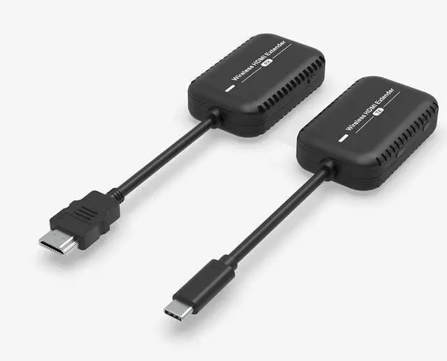 Alt view image 8 of 14 - 30m/98ft Type-C HDMI Wireless Extender,Wireless Type-C Transmitter and HDMI Receiver kits HD 1080P@60Hz