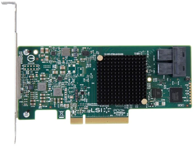 Alt view image 2 of 2 - 9300-8i 8 Port SAS3 SATA PCI Express Gen3 Host Bus Adapter 12Gbps High Speed Internal IT Mode Hardware Controller Component Expansion Card Board Single Unit for Enterprise Server Data Storage System