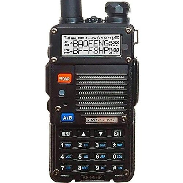 Alt view image 4 of 7 - BF-F8HP Portable Dual Band Two Way Radio Walkie Talkie 8 Watt High Power 136 174 MHz VHF 400 520 MHz UHF Long Range Handheld Transceiver Intercom For Outdoor Hunting Security Travel Full Kit