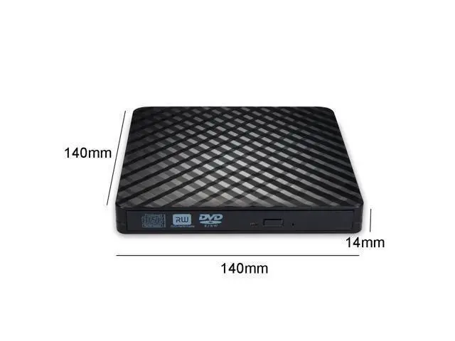 Alt view image 11 of 14 - External DVD Drive, USB 3.0 External DVD Drive Portable External Optical Drive CD DVD RW ROM Player