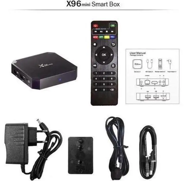 Alt view image 7 of 8 - Player Set Top Box X96mini 1+8G/1+16G Smart Set-Top TV Box Quad Core 4K 3D WIFI 100M TV Box Android 7.1