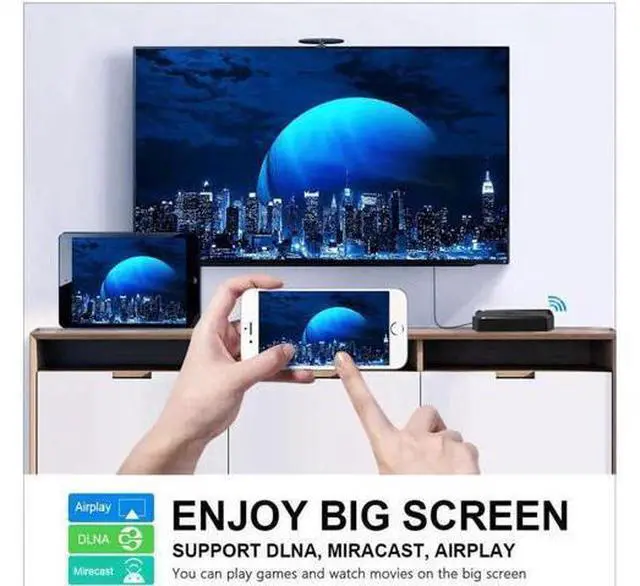 Alt view image 7 of 10 - Smart HD TV Box Android 10.0 Set-Top Box Digital TV Converter Multi-language Smart TV Box