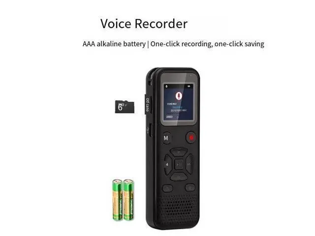 Alt view image 6 of 10 - Voice recorder - compact and portable, with detachable battery, suitable for conference recording. Voice recorder is portable and ideal for meetings.