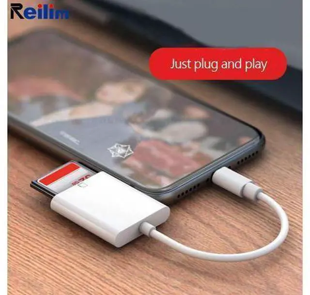 Alt view image 8 of 10 - SD Card Reader for Lightning to SD Card Camera Reader Adapter for TypeC OTG Card Reader for Macbook Mobile Phone IOS USB-C