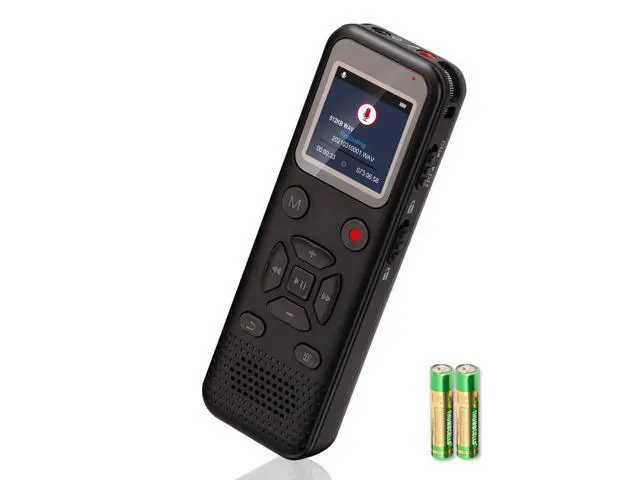 Alt view image 9 of 10 - Voice recorder - compact and portable, with detachable battery, suitable for conference recording. Voice recorder is portable and ideal for meetings.
