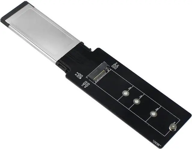 Alt view image 6 of 10 - ExpressCard 34mm to Mini Pcie Riser Card/to M.2 E-Key Adapter Card/to M.2 NVME Card Reader Wireless Card Test Adapter Card for Laptop (for NVME M.2)