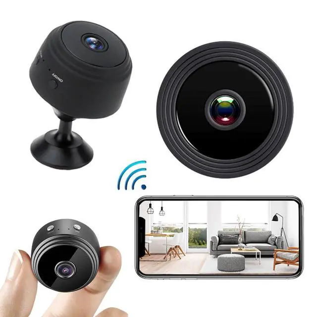 Alt view image 11 of 14 - Small Camera Wireless WiFi Hidden Camera 1080P Full HD,Mini Spy Cameras with Night Vision and Motion Detection,Security Nanny Camera for Home/Office