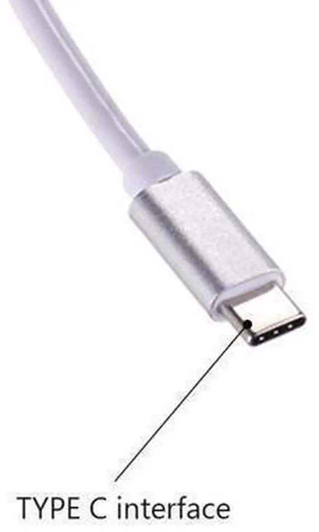 Alt view image 8 of 10 - Type-C Card Reader USB 3.0 Card Reader 3-in-1 TF/SD/CF Card Reader Aluminum Alloy Card Reader Silver
