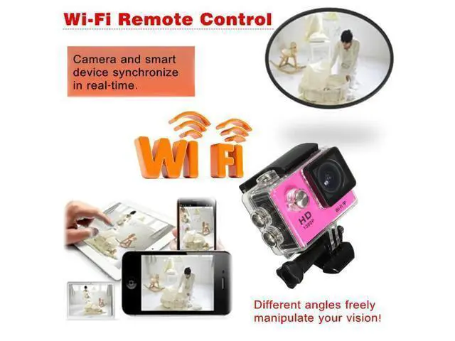 Alt view image 7 of 10 - Camera HD 1080p WiFi 30m Waterproof Underwater Video Recording Camera Sport Camera go extreme pro cam