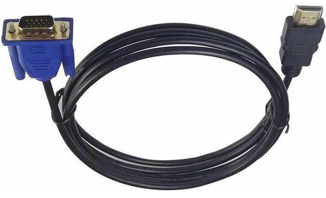 Alt view image 6 of 9 - 1 M HDMI Cable HDMI To VGA 1080P HD With Audio Adapter Cable HDMI TO VGA Cable dropshipping