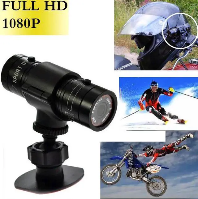 Alt view image 6 of 10 - 2018 Hot Mini F9 HD Sports Camera Bike Motorcycle Helmet Sports Action Camera Video DV Full HD 1080p Sports Camera