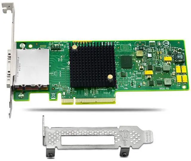 Alt view image 6 of 10 - LSI 9207-8E SAS9207-8E SAS HBA 6Gbps PCI-E 3.0 IT Mode for ZFS FreeNAS unRAID