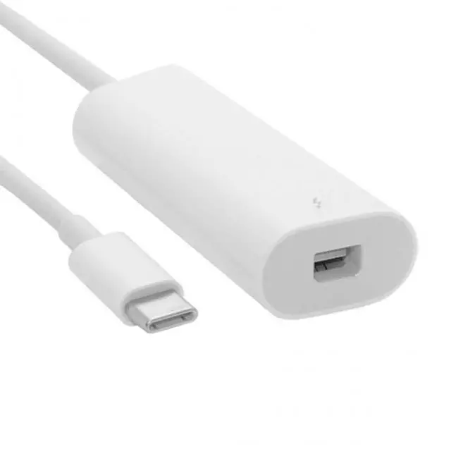 Alt view image 14 of 15 - CY 40Gbps USB-C Thunderbolt 3 USB4 Port to Thunderbolt 2 Adapter for 2016 Macbook Pro Display MC914 & Hard Disk TB-026