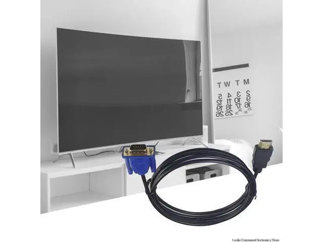 Alt view image 10 of 10 - 1 M HDMI Cable HDMI To VGA 1080P HD With Audio Adapter Cable HDMI TO VGA Cable HDMI VGA Adapter dropshipping